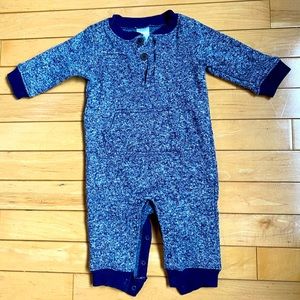 Gymboree 3-6 month baby jumper with leg opening.